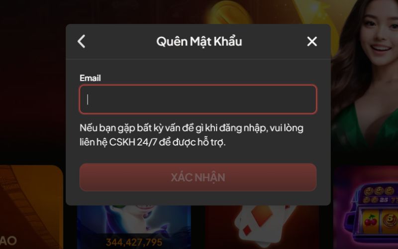 Trường hợp quên mật khẩu, tôi nên làm gì để lấy lại?